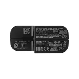 Блок живлення для ноутбука HP USB-C 45W (15V/3A, 12V/3A, 5V/2A), USB3.1/Type-C/USB-C, квадратний, black (з мережним кабелем!) - мініатюра 4
