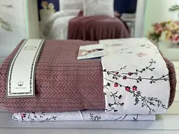 Постільна білизна з в’язаним пледом Murdum Romeo Home pbe0051435 - мініатюра 2