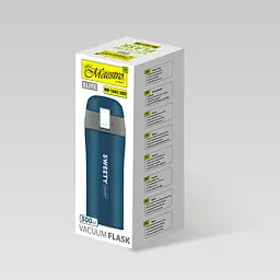 Термокружка Maestro MR-1643-30-D 300 мл темно-синя - мініатюра 3