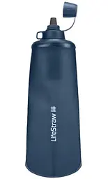 Фляга із фільтром для води LifeStraw Peak Squeeze 1 L Темно-синій - мініатюра 2