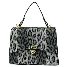 Жіноча сумка через плече крос-боді з екошкіри Lilly P1-369-9075LG Сіро-Леопардовий - мініатюра 8