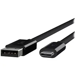 Кабель Belkin USB - USB Type-C (M/M), 1 м Чорний OEM (F2CU029bt1M-BLK)_OEM - мініатюра 3