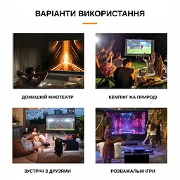 Проектор XON SmartView CY200 320x240P, 600Lm (XVAA0302BW 5521) Чорний - мініатюра 11