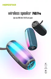 Портативна колонка Hopestar P40 PRO потужним звуком 60 Вт із захистом від води IPX6 (41095-P40 PRO_1243) - мініатюра 4