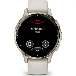 Смарт-годинник Garmin Venu 3S Soft Gold Stainless Steel Bezel with Ivory Case and Silicone Band (010-02785-04/54) [111833] - мініатюра 8