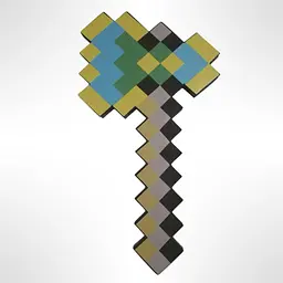 Іграшка Алмазно-золота сокира Майнкрафт (Minecraft) Оригінал - мініатюра 2