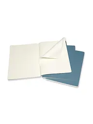 Записник Moleskine Cahier великий, Нелінований Жвавий Блакитний (CH023B44) - мініатюра 3
