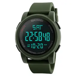 Наручний годинник Skmei 1257 Army Green, 1257AG (15925) - мініатюра 2