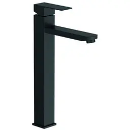 Змішувач для раковини Zerix KUB-001-High Black (ZX4846) - мініатюра 2