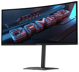 Монітор 34" Gigabyte G34WQC2 Gaming Monitor Curved UWQHD VA 200Hz (G34WQC2 Gaming Monitor) - мініатюра 3