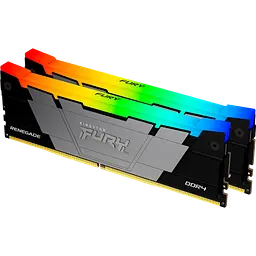 Оперативна пам'ять Kingston Fury 64GB (2x32GB) DDR4 3200MHz Renegade RGB (KF432C16RB2AK2/64)