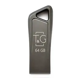 Флеш накопичувач USB 64Gb T G Metal TG114, сріблястий, USB 2.0 (TG114-64G)