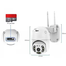 Вулична поворотна IP-камера відеоспостереження YCC365 Plus Wifi 2Мп камера вайфай зовнішнього спостереження для дому - мініатюра 4
