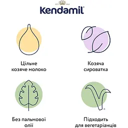 Уцінка. Суха суміш Kendamil Goat 3 на козячому молоці 12-36 міс. 800 г (92000100)  - мініатюра 3