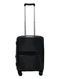 Валіза маленька S поліпропілен Airtex 223 58×40×22см 38л Чорний