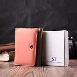 Жіночий шкіряний гаманець ST Leather 11,3х8,5х2 см acs0028430 - мініатюра 8