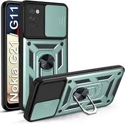 Панель BeCover Military для Nokia G21 / G11 Dark Green (709107) - мініатюра 2