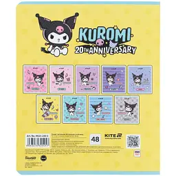 Зошит Kite предметний Kuromi 48 аркуші, клітинка, географія (HK25-240-5) - мініатюра 7