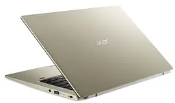 Ноутбук Acer Swift 1 SF114-34 14FHD IPS/Intel Pen N6000/4/128F/int/Lin/Gold (NX.A7BEU.00E) - мініатюра 8