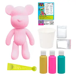 Набір для творчості ToyMonster Pour Palz Флюїд Арт Ведмедик Небесна блакить S4 В'язані дива (FC-G0004B)