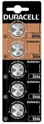 Батарейка Duracell DL2016 DSN уп. 1х5 шт. (6807089) - мініатюра 2