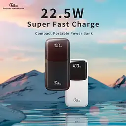 Універсальна зарядна батарея Konfulon Joko J12 Power Bank 20000Mah 22,5W (Чорний) - мініатюра 5