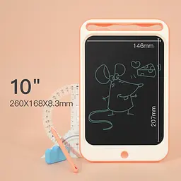 Дитячий LCD планшет для малювання Beiens 10", рожевий (ZJ16pink) - мініатюра 2