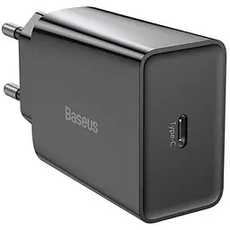 Зарядний пристрій Baseus Speed Mini Quick Charger USB-C 20W EU Black - мініатюра 4