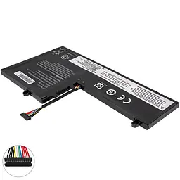Батарея для ноутбука Lenovo L17L3PG1 LONG CABLE 80mm (Legion: Y530-15ICH Y530-15ICHg) 11.4V 4750mAh 55Wh Чорний