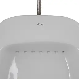 Пісуар підвісний Qtap Crow з краном-дозатором 390x330x660 White QT0588112HW, Білий - мініатюра 4