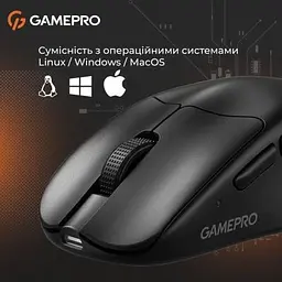 Мишка GamePro Genesis Avenger Wireless/Bluetooth/USB Black (GM096B) - мініатюра 10