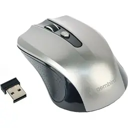 Мишка Gembird MUSW-4B-04-BG Grey+Black (MUSW-4B-04-BG) - мініатюра 2