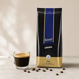 Кава зернова Himmel Kaffee Crema 500 г для кавомашини, еспресо, капучино та лате - мініатюра 5