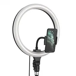 Кільцева лампа Baseus Live Stream Holder-floor Stand (30,5 см) CRZB12-B01 Black