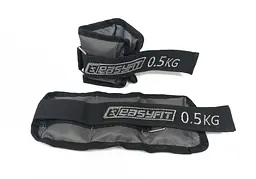 Обтяжувачі EasyFit 2 х 0,5 кг для ніг та рук з металом (EF-AWTМ-050) - мініатюра 3