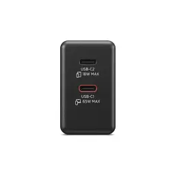 Блок живлення до ноутбуку Lenovo Dual USB-C 65W GaN Charger (40AW065BEU) - мініатюра 7