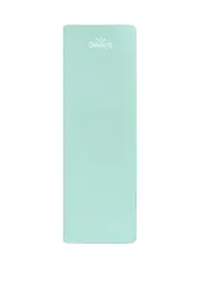 Килимок (мат) для фітнесу та йоги Queenfit NBR 1,5см бірюзовий - мініатюра 4