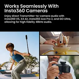 Мікрофонна радіосистема Insta360 Mic Pro (2 TX + 1 RX) [173277] - мініатюра 5