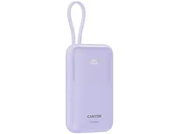 Зовнішній акумулятор (Power Bank) Canyon OnPower 101 10000mAh 22.5W Purple (CNS-CPB101PU) - мініатюра 3