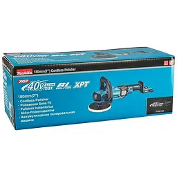 Шліфмашина полірувальна акумуляторна Makita PV001GZ (180 мм, 600-2200 хв-1, BL, XGT, без акумуляторів та зарядного пристрою) - мініатюра 8