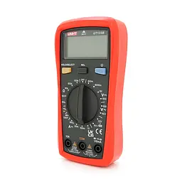 Мультиметр UNI-T UT133B Вимірювання: V (AC/DC), A (DC), Ω, C, NCV. Функції: продзвонювання, тест діодів, перевірка батарей - мініатюра 4