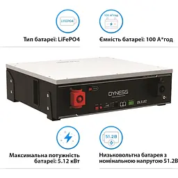 Батарея LiFePo4 Dyness 48V - 100 Ah (DL5.0C) - мініатюра 2