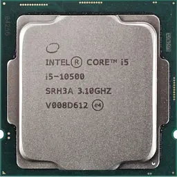 Процесор Intel Core i5 10500 (CM8070104290511) (Socket 1200, 12T, 4.5 ГГц, Tray) Б/в