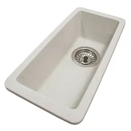 Кухонна мийка Romzha Mira U-160 Biela RO43416, Білий - мініатюра 2