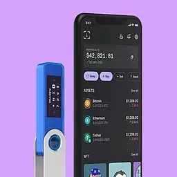 Апаратний гаманець для криптовалют Ledger Nano S Plus Deepsea Blue (LNSPDB) - мініатюра 5