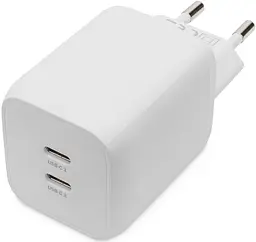 Зарядний пристрій 2хUSB-C 65W GaN Digitus teh0018825