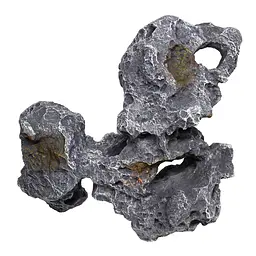 Декорація камінь з отворами Hobby Cavity Stone dark 5 33x16x33 см (40149) - мініатюра 1