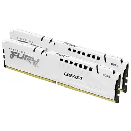 Модуль пам'яті для комп'ютера DDR5 32GB (2x16GB) 6000 MHz Beast White Kingston Fury (ex.HyperX) (KF560C36BWE2K2-32) - мініатюра 3