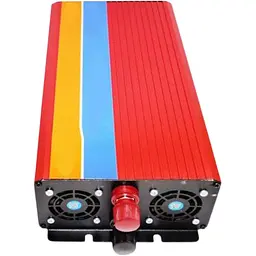 Інвертор перетворювач напруги з 12V на 220V XPRO Power-One Plus 5000W червоний (41430-_3972) - мініатюра 2