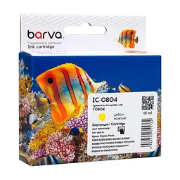 Картридж Barva Epson T0804 (C13T08044010/C13T08044011) 620ст, yellow (IC-0804)
